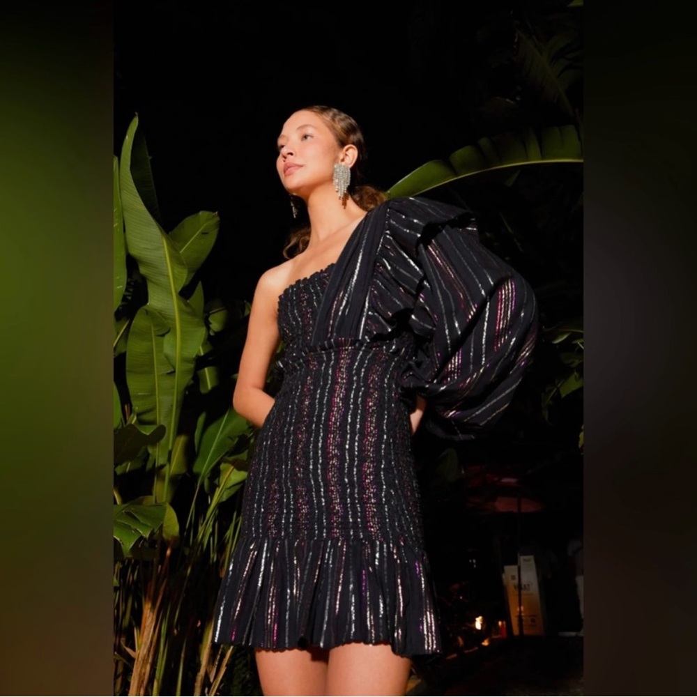 EUC farm rio lured stripes mini dress